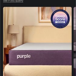 Purple restore Hybrid mattress Queen 