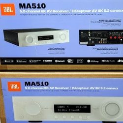 🔥JBL MA510 🔥$240 Firm On Price 🔥5.2 canales, 8K AV, Bluetooth, Wi-Fi, Apple AirPlay, Spotify