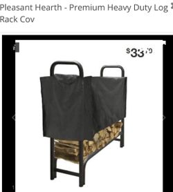 Premium heavy duty log rack cover