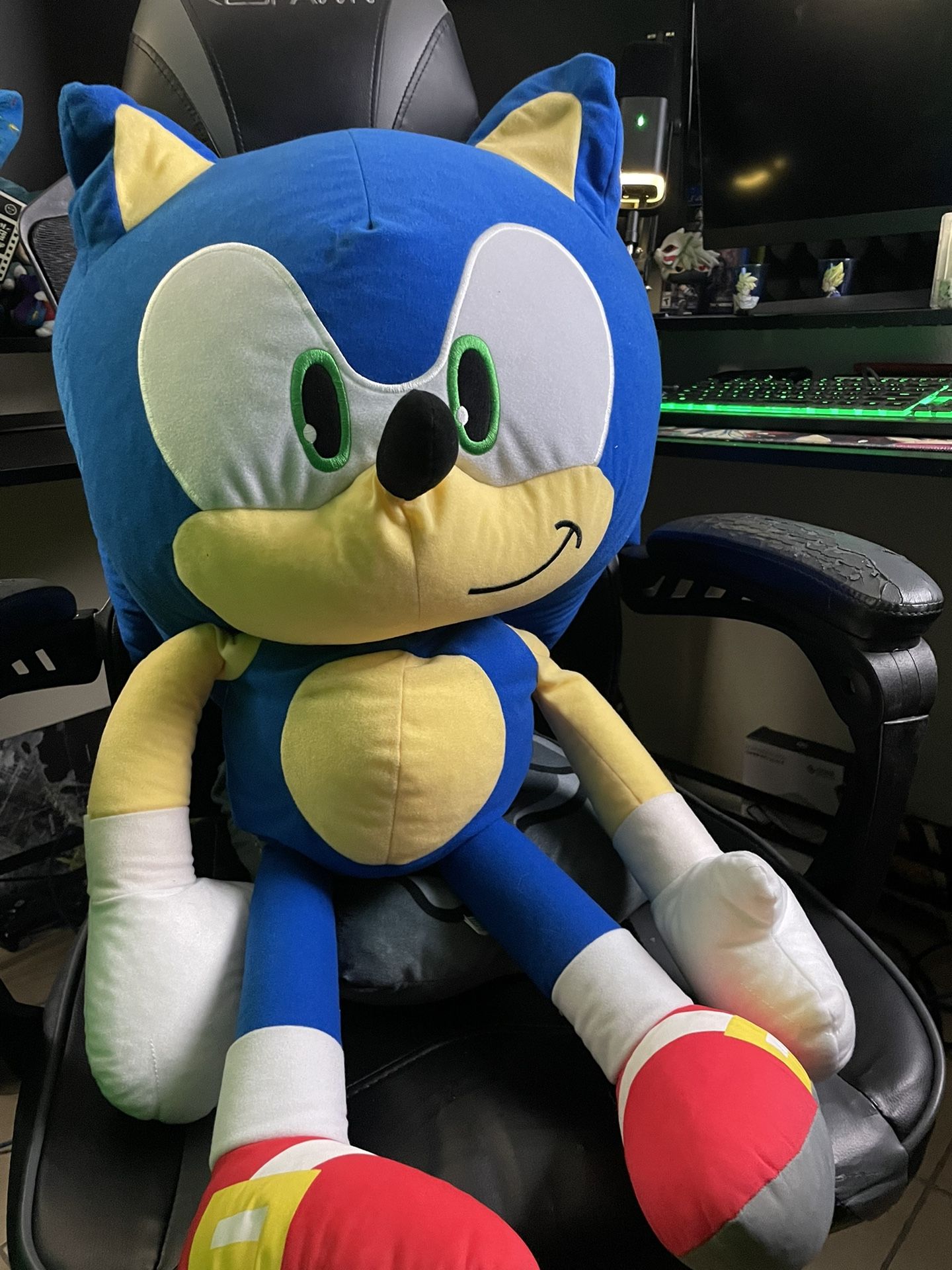 Toy Factory SONIC THE HEDGEHOG - Sonic Jumbo Giant Plush 24" Big Head
