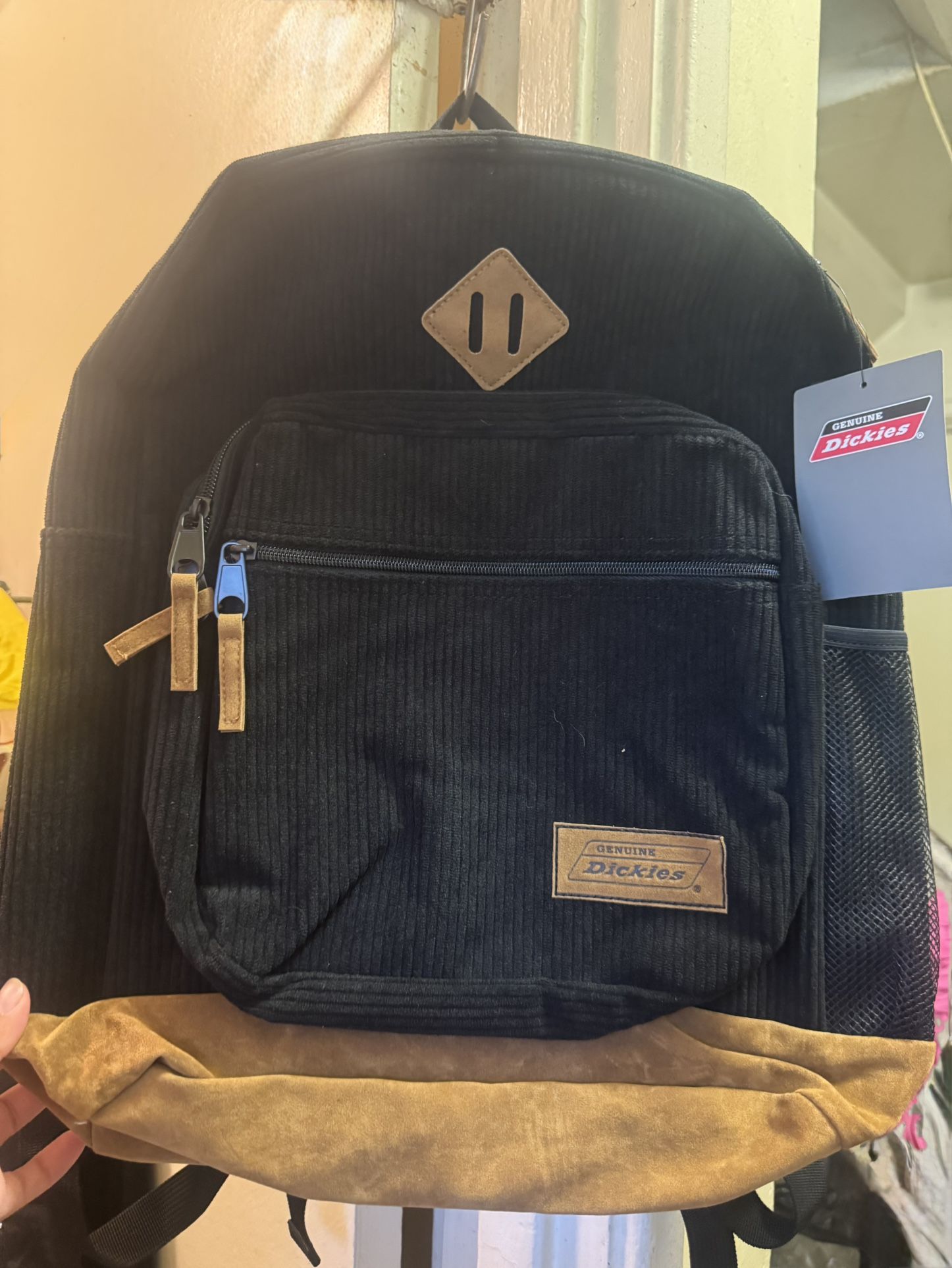 Dickies Black Backpack New