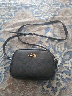 New York dark brown authentic coach small perse