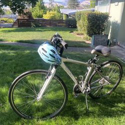 White Trek Bike