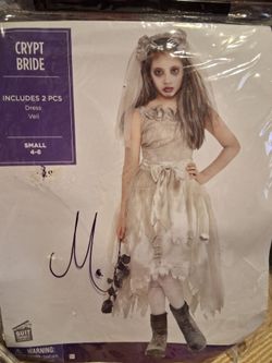 Cripted bride costume.
