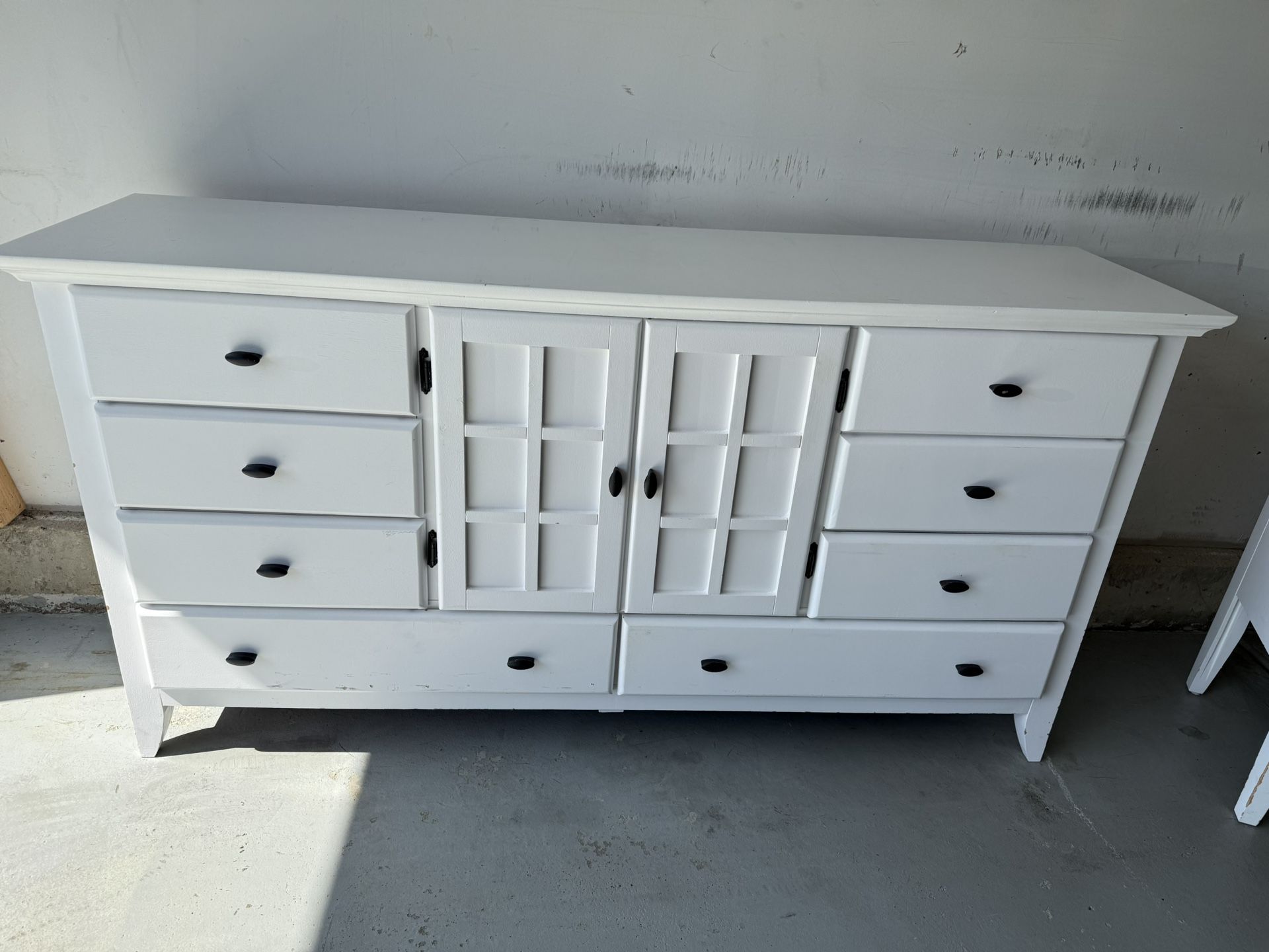 Solid Wood Dresser And Nightstand