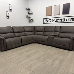 Power Reclining Sectional Sofa