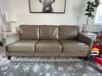 Leather couch