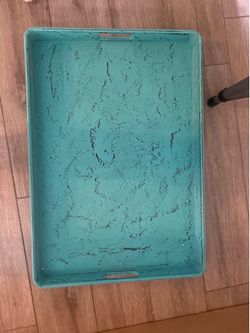 Teal tray