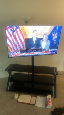 55” TCL Tv, And Stand With Remote $150