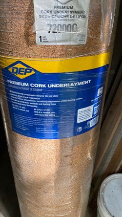 1/4” Cork flooring underlayment