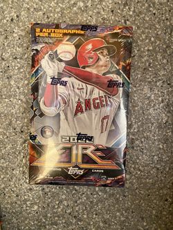 2022 Topps Baseball Fire Hobby Box, Two Autos