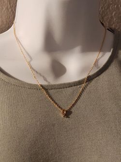 Gorjana necklace letter "Q"