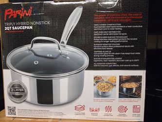 2 qt saucepan w/ glass lid NEW