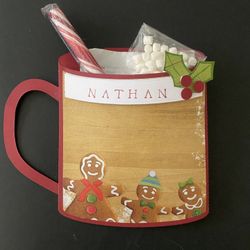 Hot Cocoa Cup Holder Die Set  ( Read Info)
