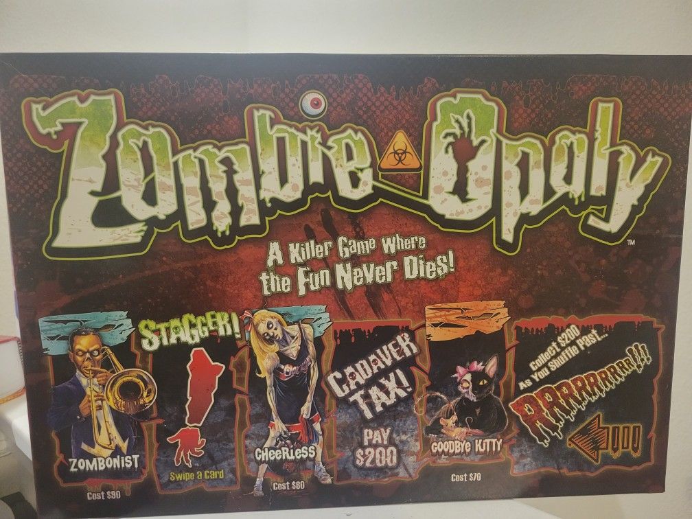 Zombie-opoly Board Game