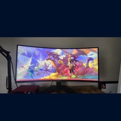 34” Ultra Wide Curved Monitor