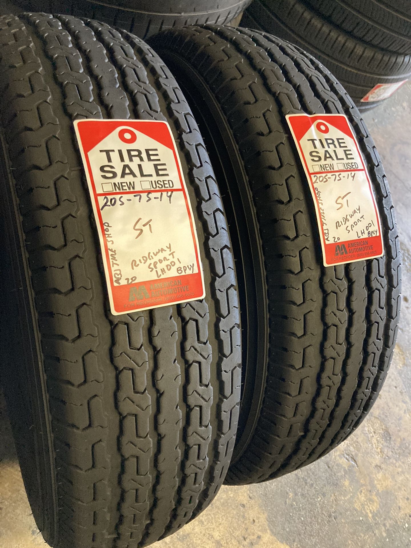 205/75/14 Trailer Tires