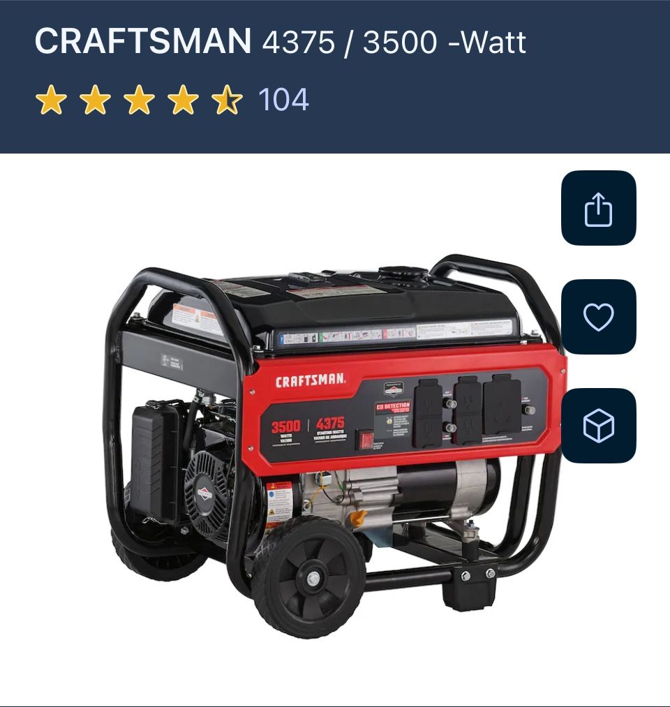 Never Used Generator