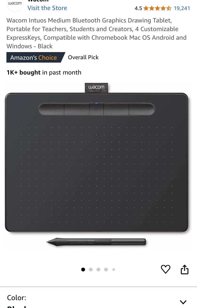 Wacom Intuos Tablet Medium