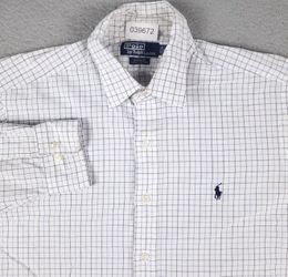 Men Ralph Lauren Long Sleeve Shirt 16/17