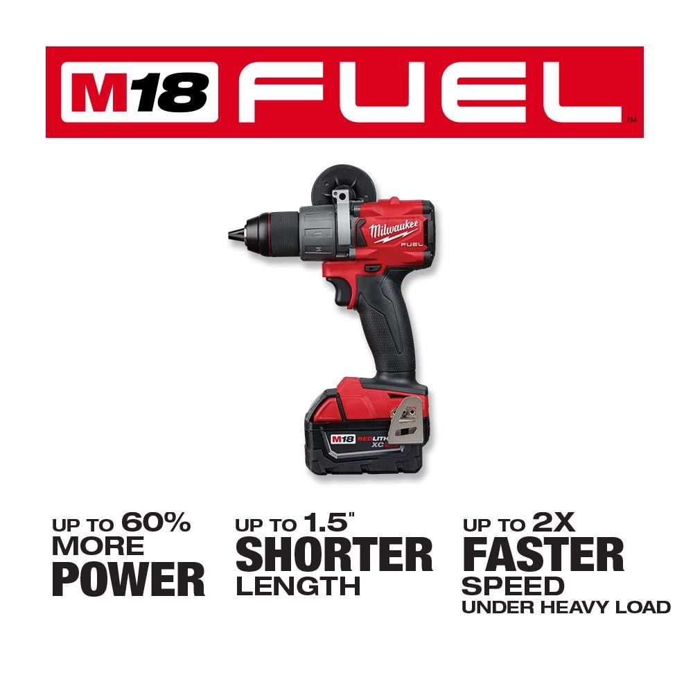 M18 FUEL 18-Volt Lithium-Ion Brushless Codless 1/2 in. Drill / Driver (Tool-Only)
