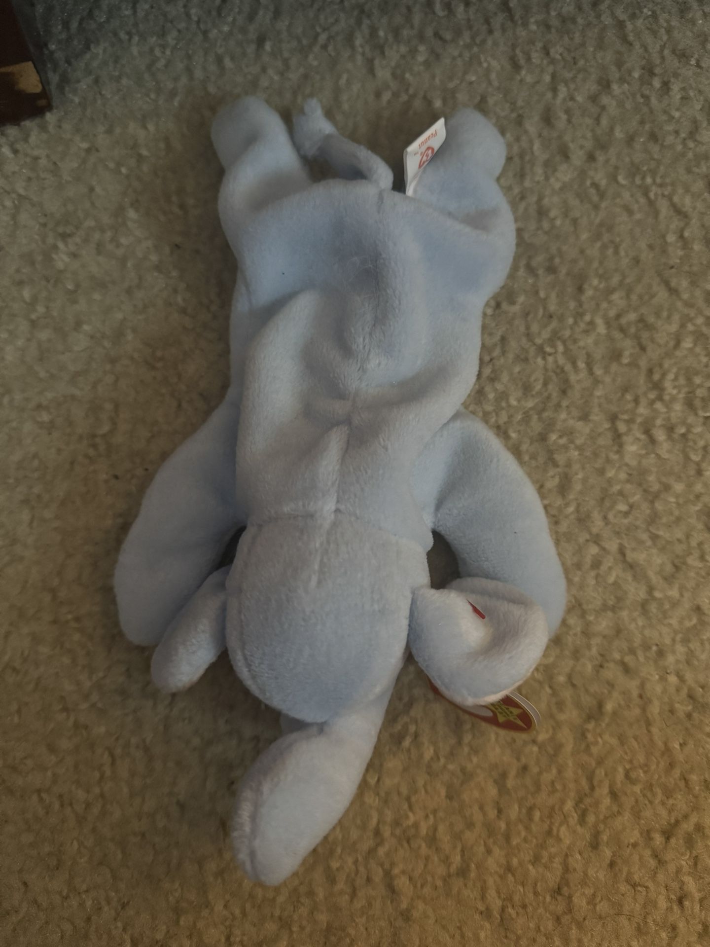 RARE Ty Beanie Baby Peanut Elephant 1995 Retired