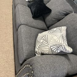 Roll Arm Nice Nailhead Stunning Couch And Loveseat