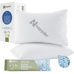 2 Cooling Pillows Adjustable Fill. 