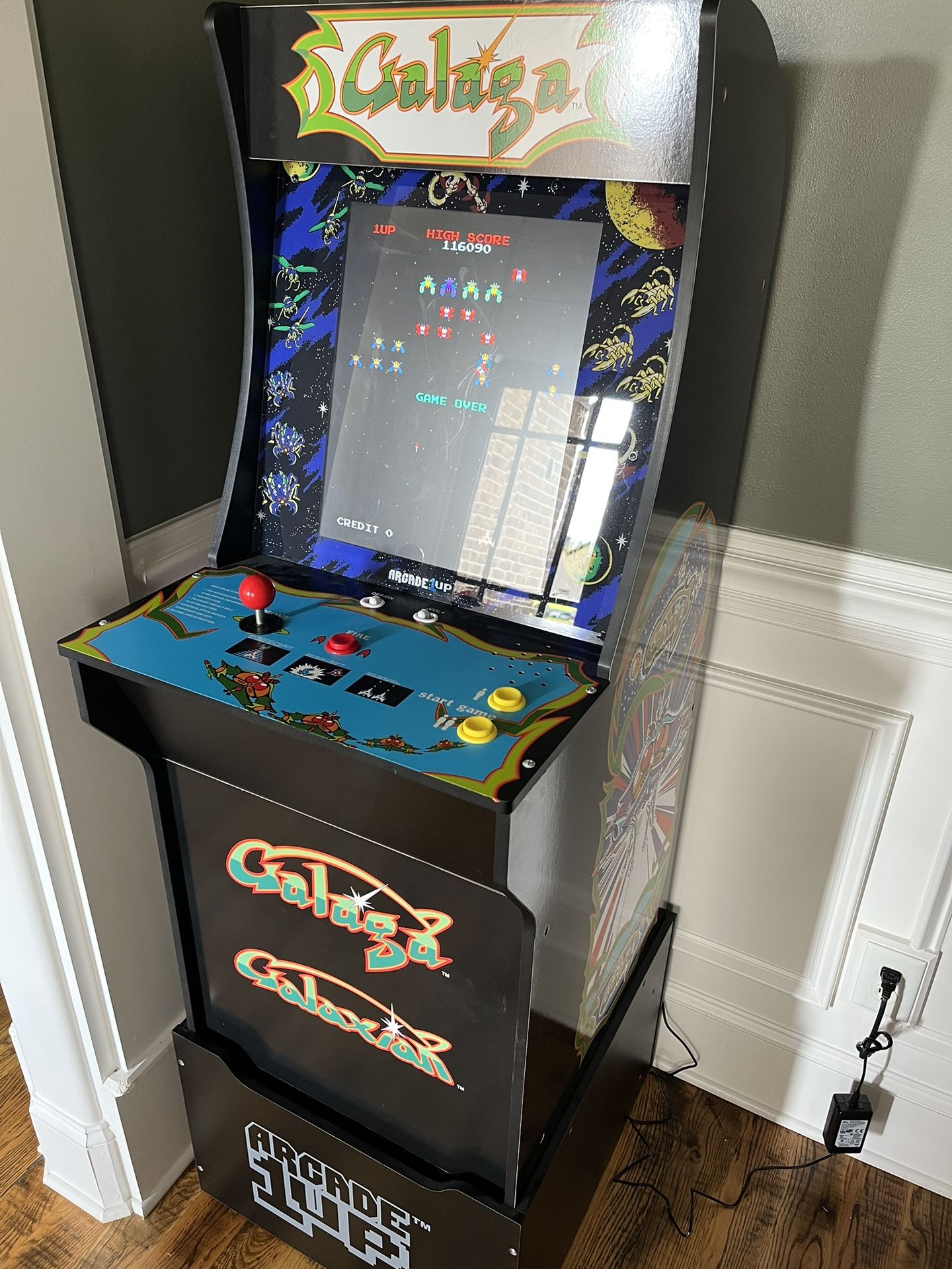 Galaga Arcade 1up With Riser