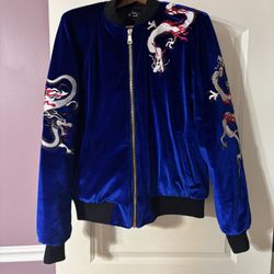 Blue Dragon Bomber Jacket 