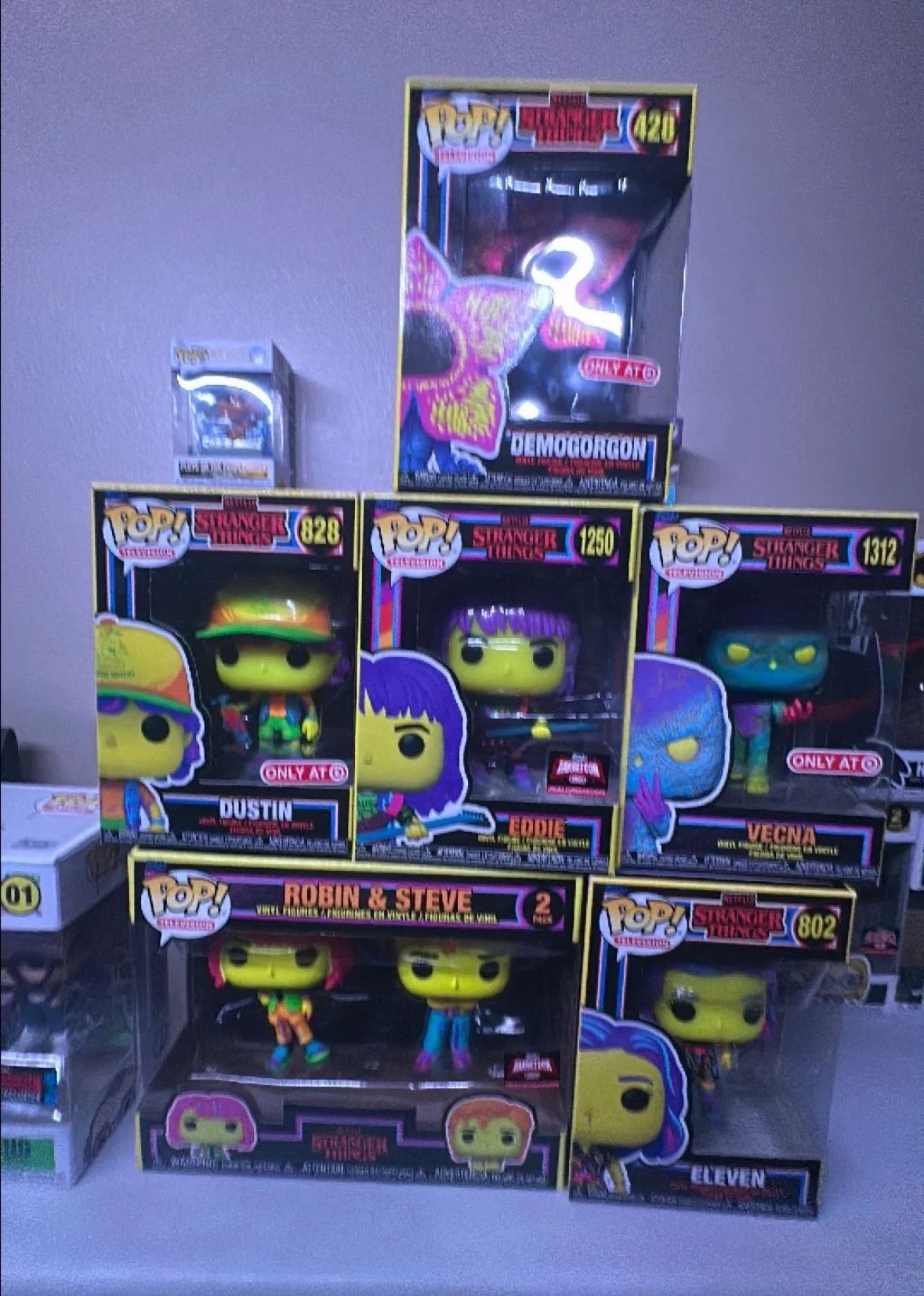 Stranger Things Lot 6 Funkos