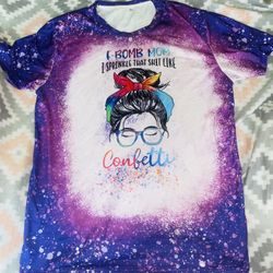 WOMENS MOM MULTICOLORED SHIRT 👚 