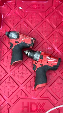 Milwaukee fuel impact and drill