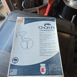 Church Commercial Heavy Duty Plastic Seat Commode