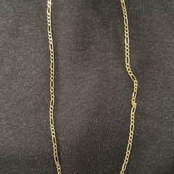 14K Figaro Link Gold Chain