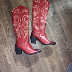 red boots