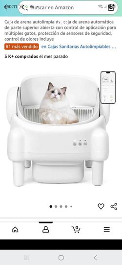 Self cleaning litter box