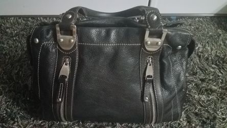 Makowsky large leather handbag