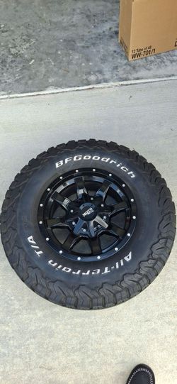Moto metal rims and BF Goodrich tires