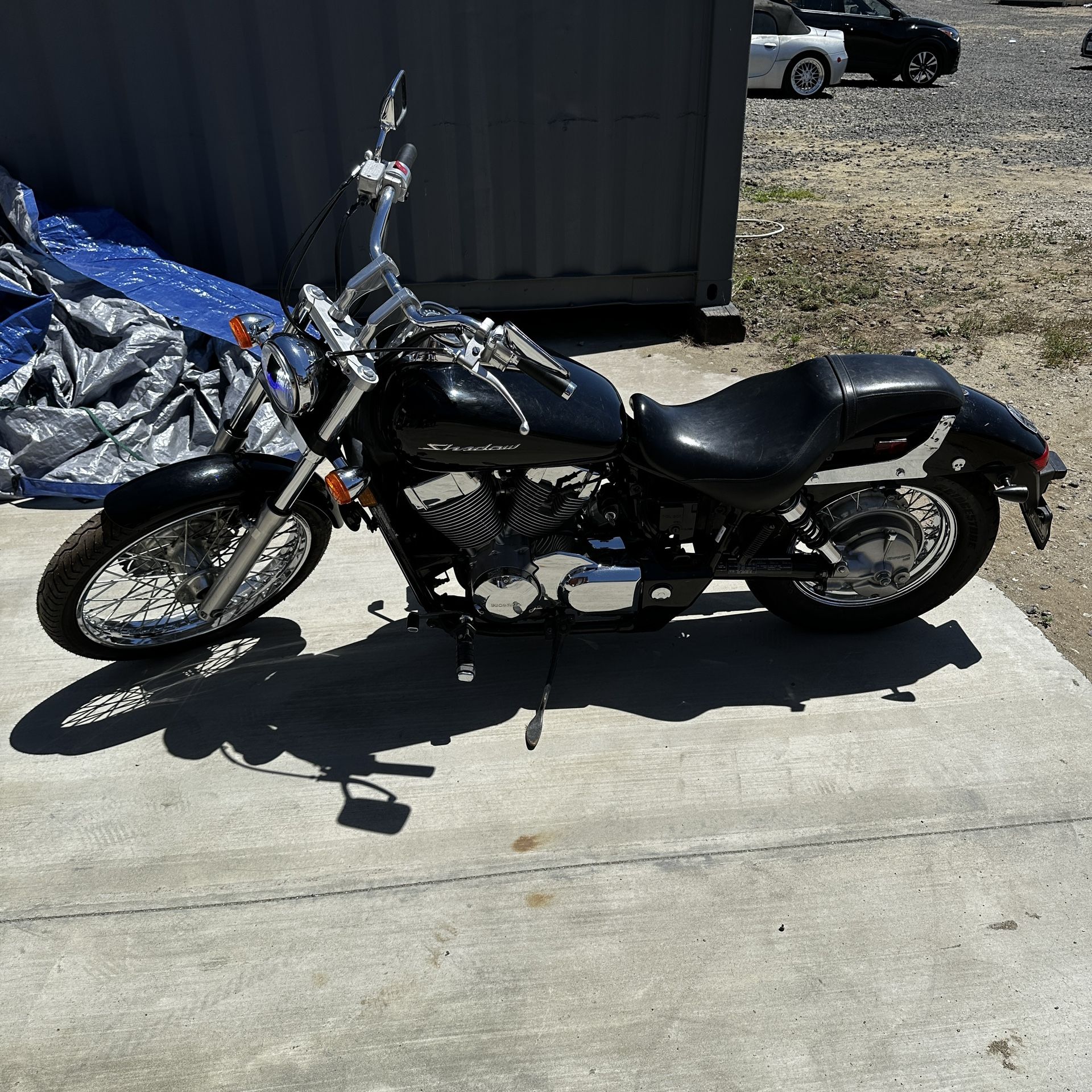 2009 Honda Shadow Spirit 750 Cruiser Bike Black Recently Serviced!