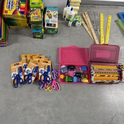 Bulk School Supplies – Notebooks, Pencils, Scissors – NEW