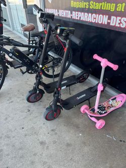 E Bikes/scooters