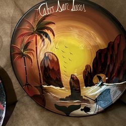 Hand Painted Decorative Plates 16 Inches