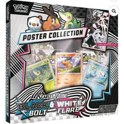 Unova Poster Collection Black Bolt / White Flare