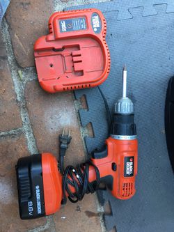 Black & Decker 9.6v drill, with slide pack battery and New $45 charger. -  Drills - Mexico, Missouri, Facebook Marketplace