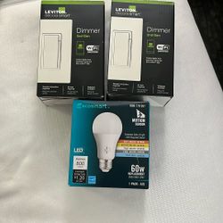 Leviton Smart Dimmer And Eco Smart LED 