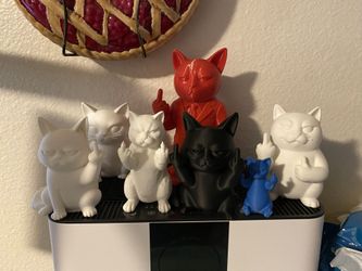 Cats Flipping The Bird