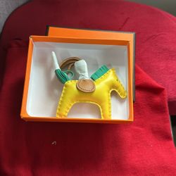 Brand New Genuine Leather Horse Bag Charm