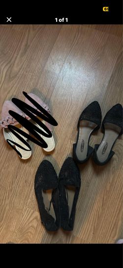 Black flats