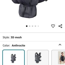 BabyBjörn Baby Carrier Free, 3D mesh, Anthracite